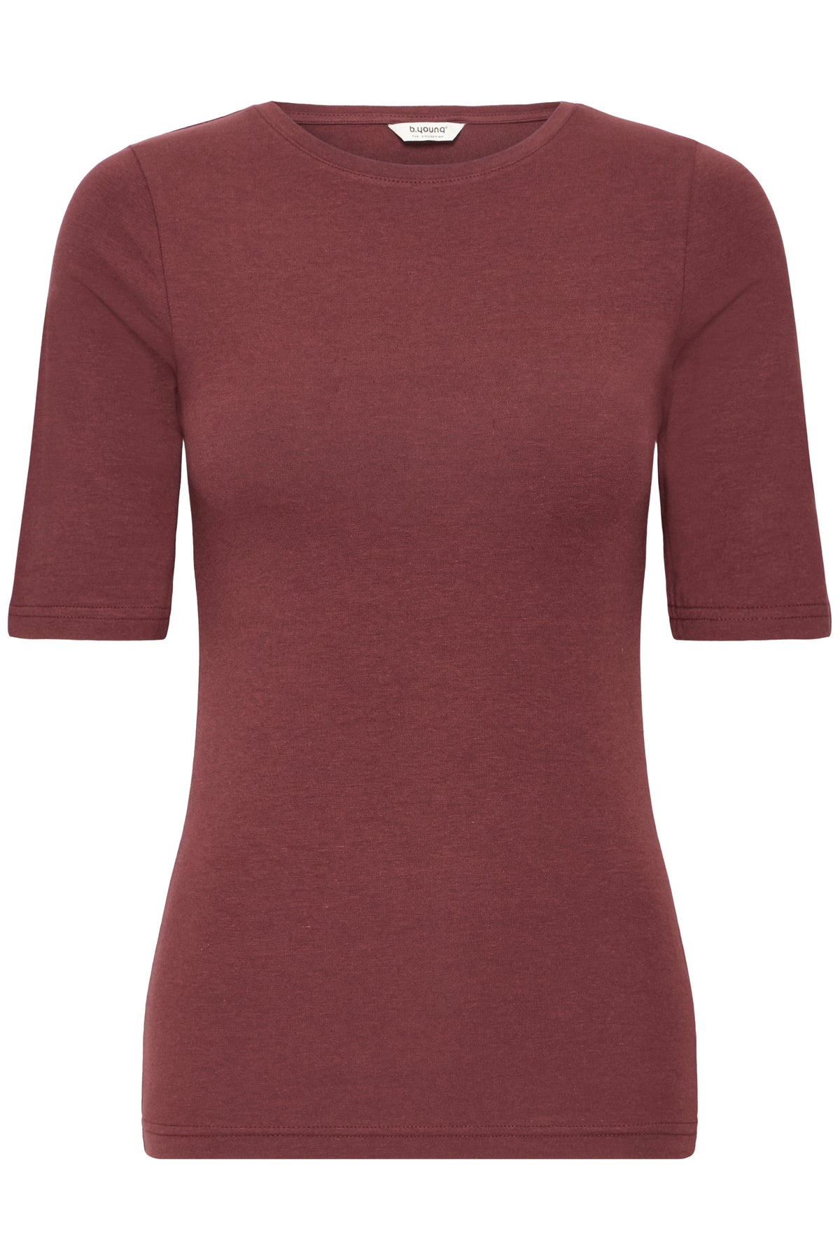 B.Young Pamila Wardrobe Essential T-Shirt - Burgundy