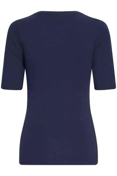 B.Young Pamila Slim Fit T-Shirt - Navy