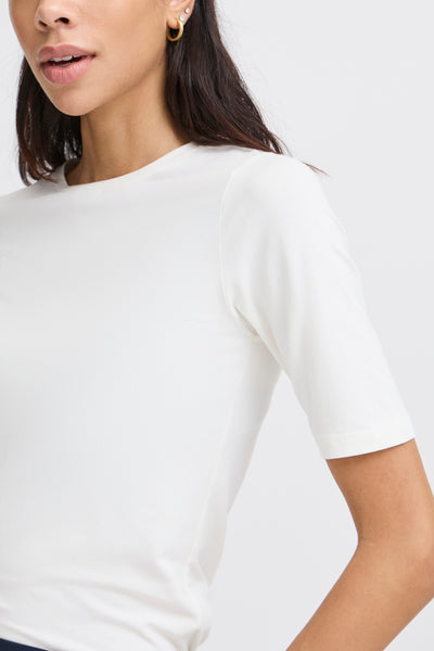B.Young Pamila Slim Fit T-Shirt - White