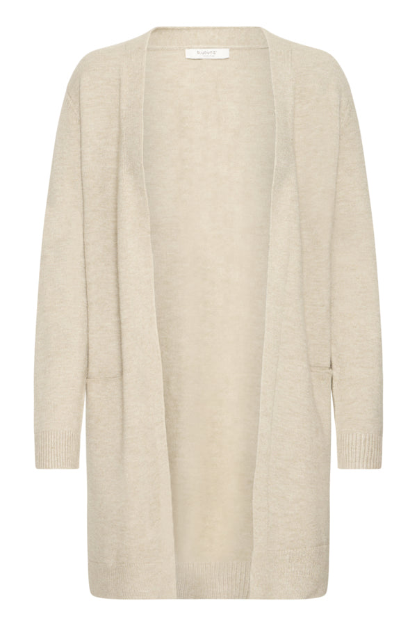 B.Young Nonina Open Drape Cardigan - Beige