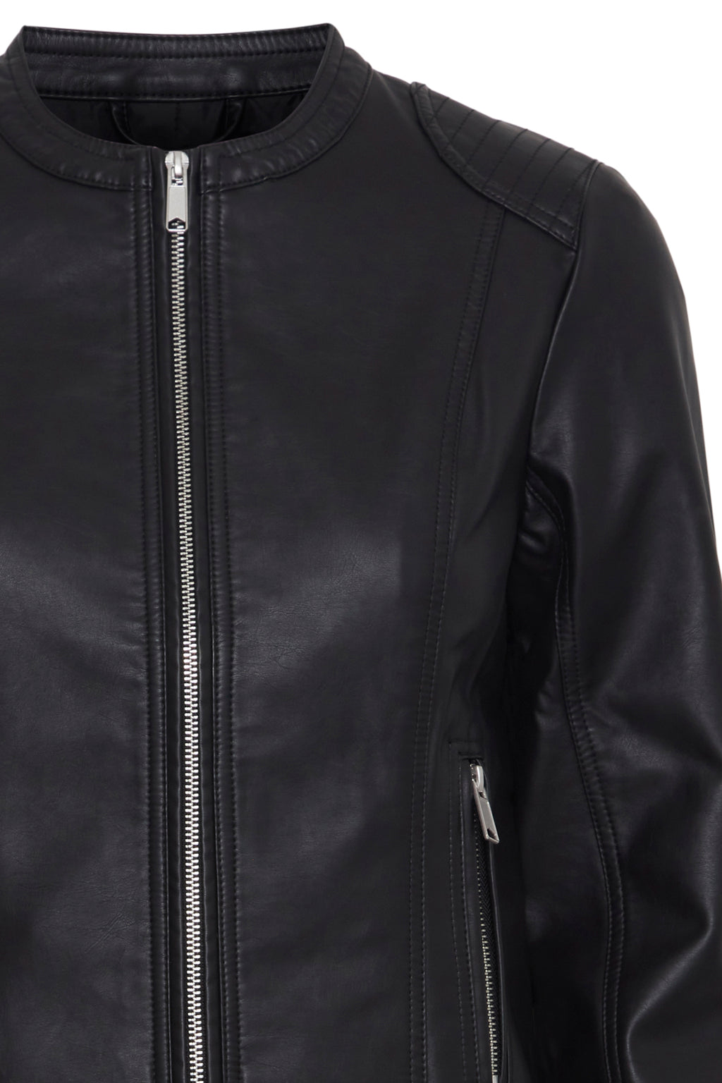 B.Young Acom Faux Leather Jacket
