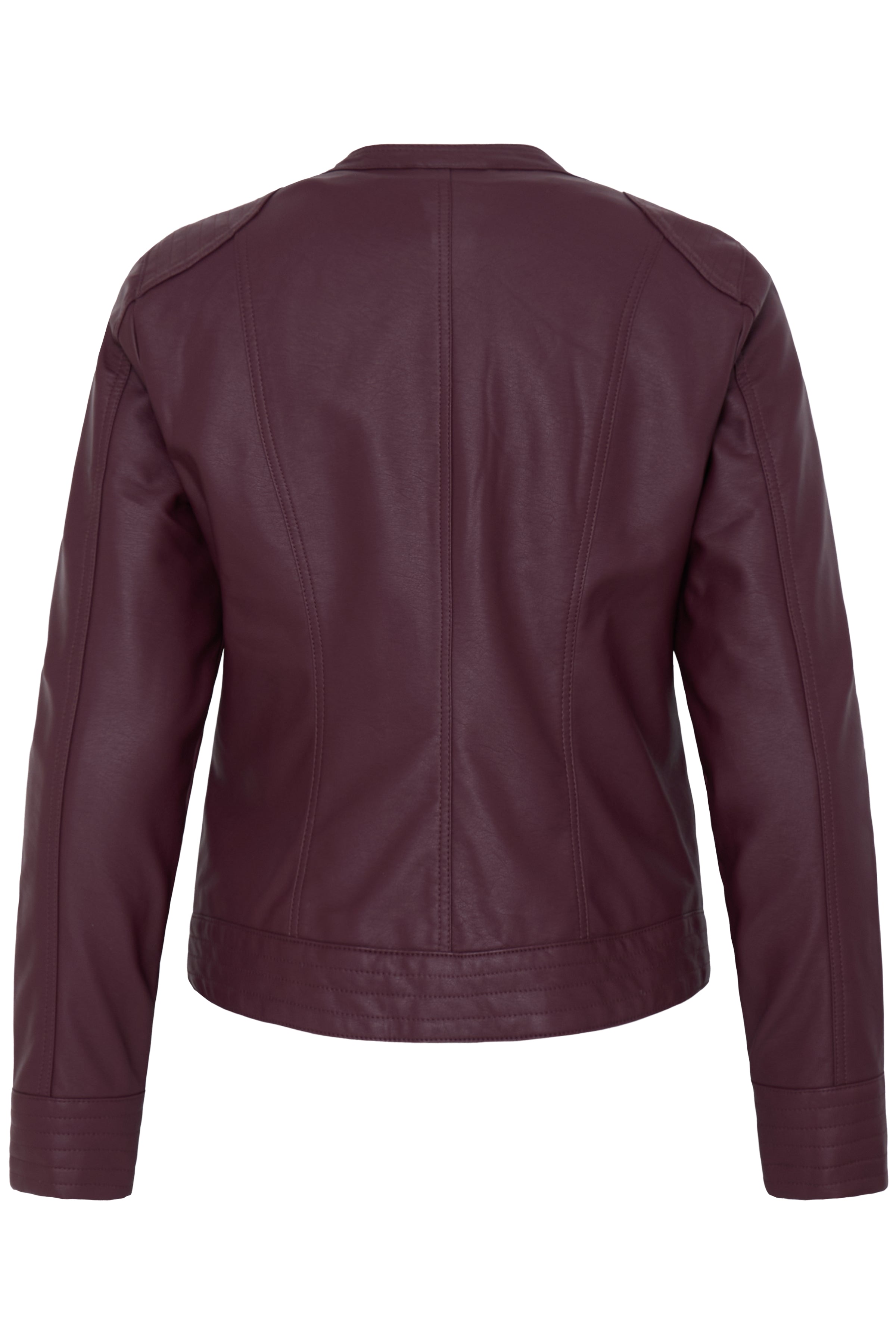 B.Young Acom Faux Leather Biker Jacket - Fig