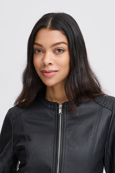 B.Young Acom Faux Leather Jacket