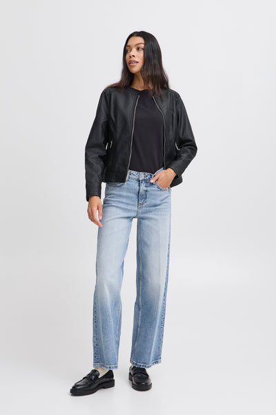 B.Young Acom Faux Leather Jacket