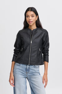 B.Young Acom Faux Leather Jacket