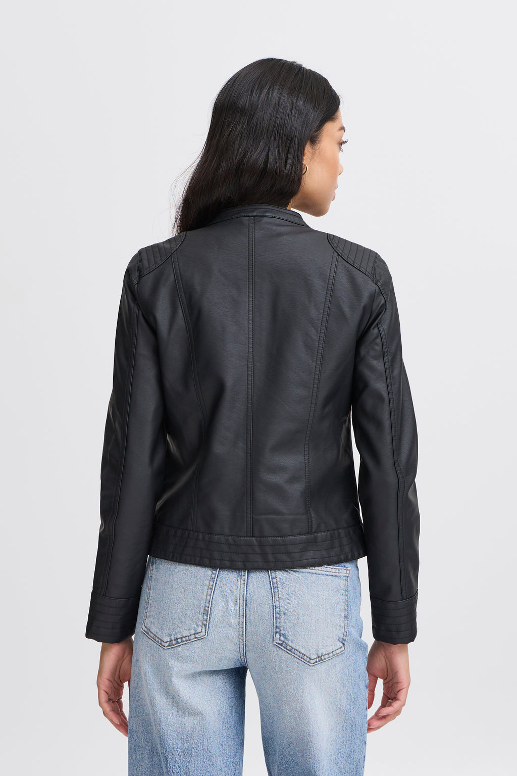 B.Young Acom Faux Leather Jacket