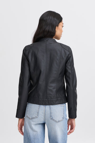 B.Young Acom Faux Leather Jacket