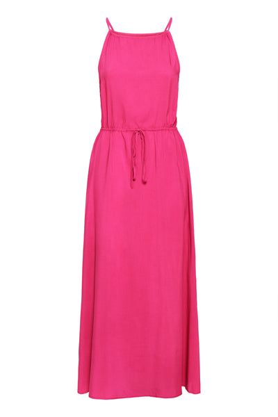 B.Young Gigi Summer Sleeveless Tie Waist Maxi Dress