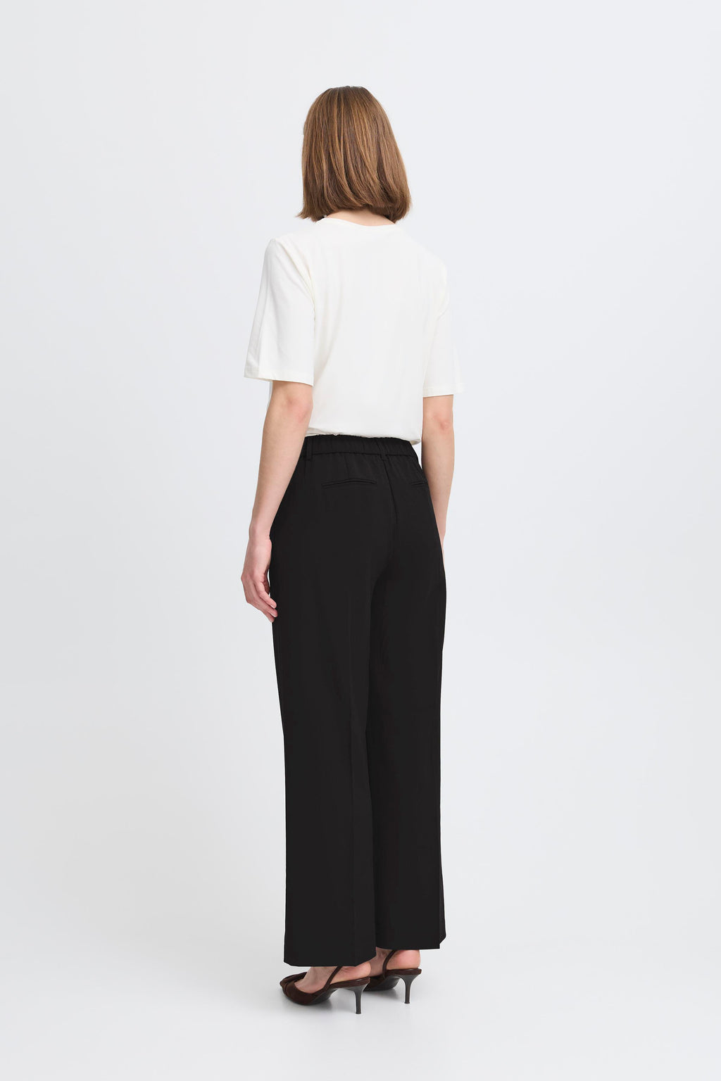 B.Young danta Wide Leg Crop Trousers