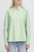 B.Young Hetila Green Stripe Shirt