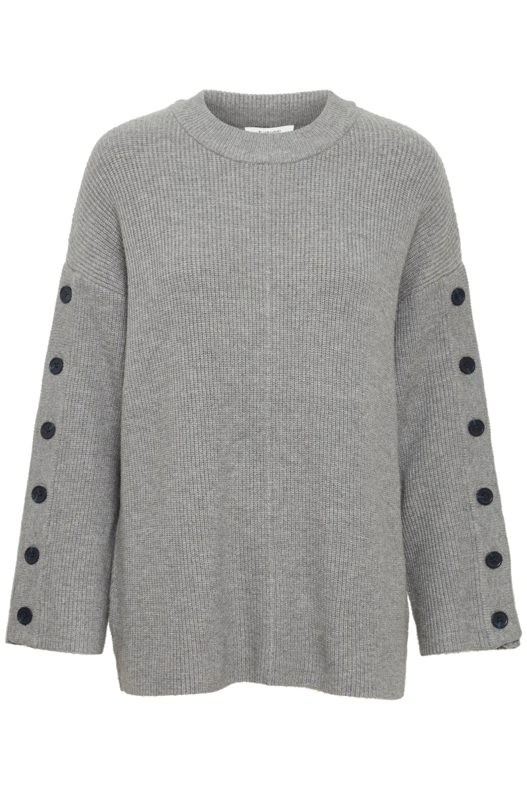 B.Young Manina Button Rib Jumper