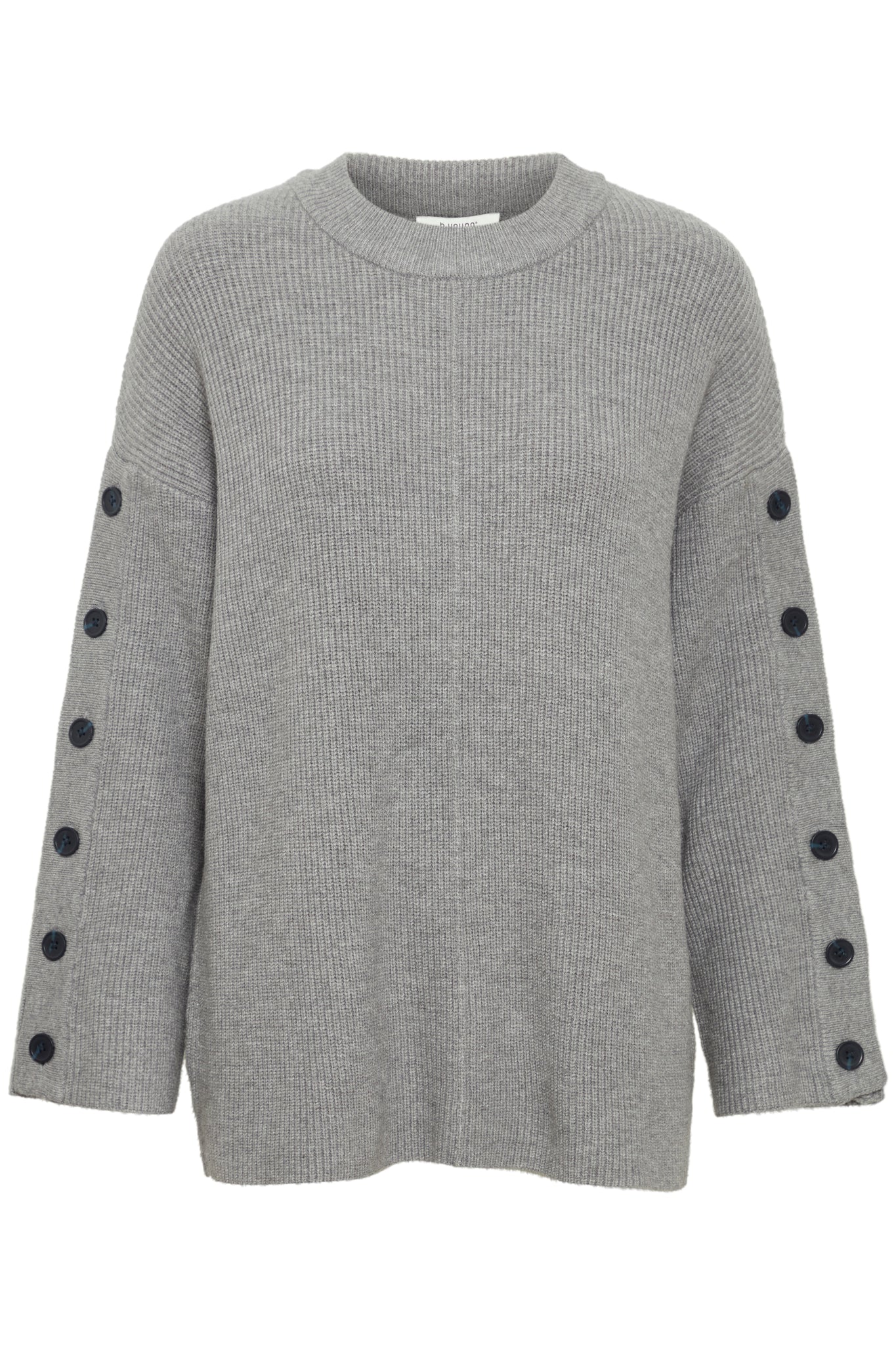 B.Young Manina Button Rib Jumper