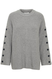 B.Young Manina Button Rib Jumper