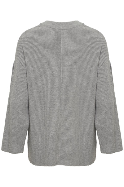 B.Young Manina Button Rib Jumper