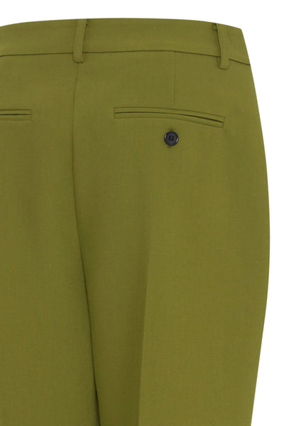 B.Young Denoa Slim Leg Trousers - Green