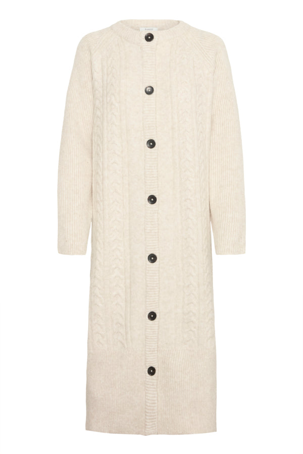 B.Young Nello Cable Knit Cardigan Dress