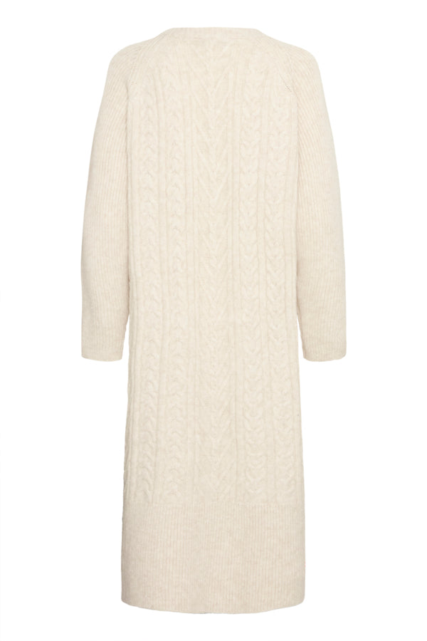 B.Young Nello Cable Knit Cardigan Dress