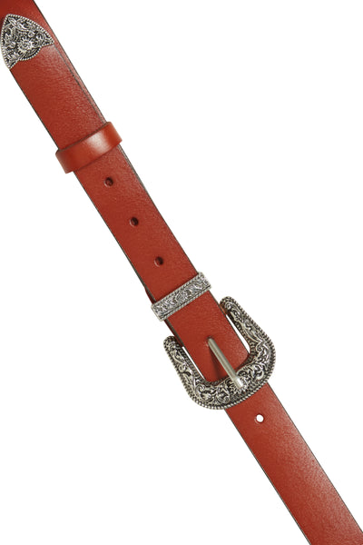 B.Young Leather Western Belt