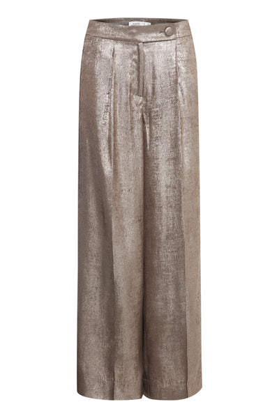 B.Young Dalona Wide Leg Metallic Trousers