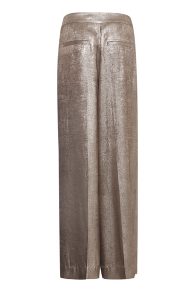 B.Young Dalona Wide Leg Metallic Trousers