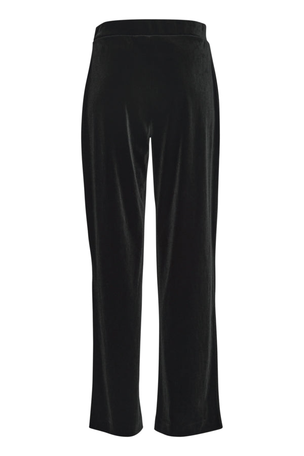 B.Young Perlina Velvet Straight Leg Trousers