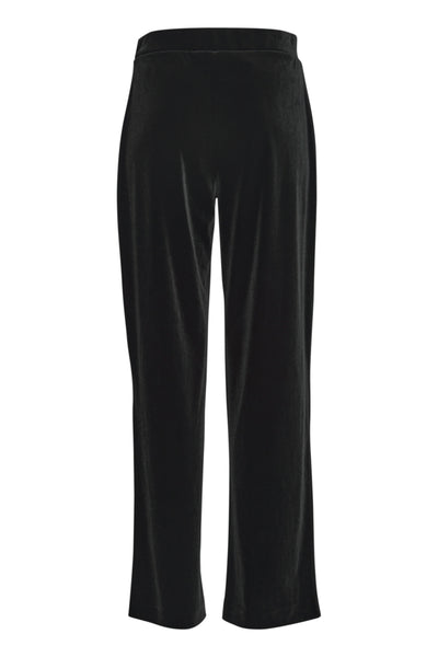B.Young Perlina Velvet Straight Leg Trousers