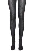 B.Young Williana Diamond Check Tights