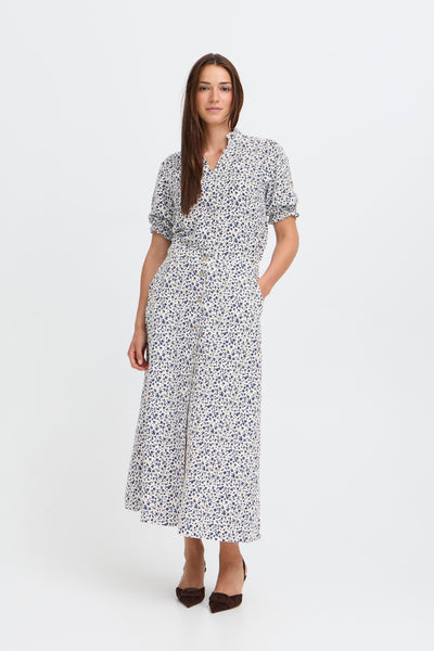 B.Young Falakka Floral Button Through Midi Skirt