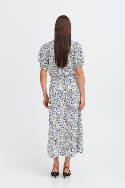 B.Young Falakka Floral Button Through Midi Skirt