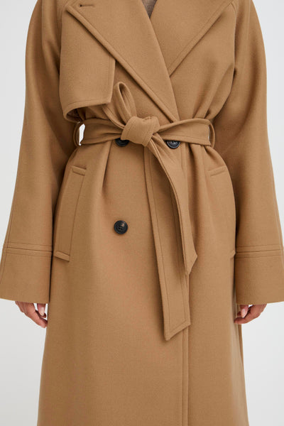 B.Young Cilia Trench Coat Camel