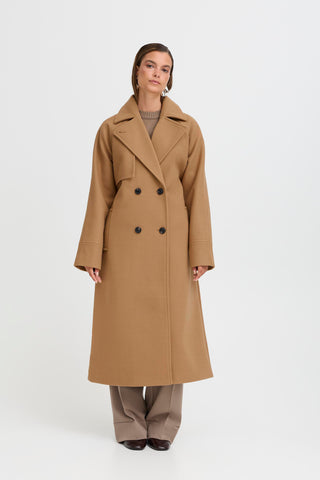 B.Young Cilia Trench Coat Camel