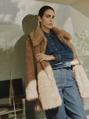 B.Young Akaja Faux Fur Coat