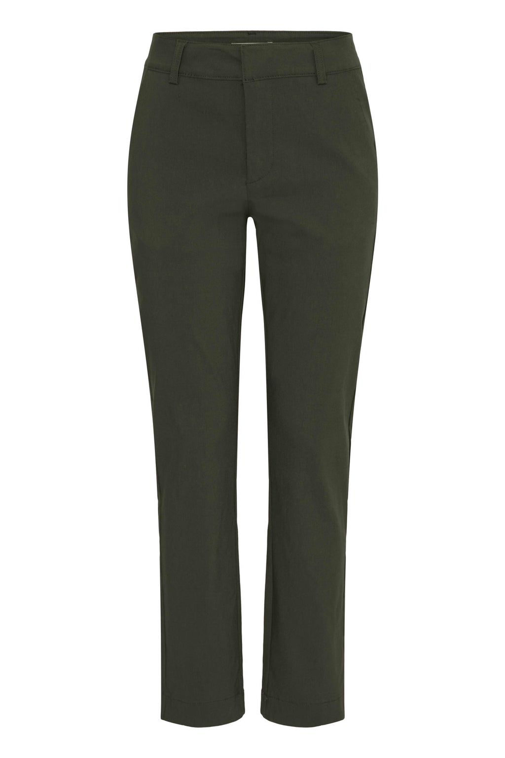 B.Young Dixi Straight Leg Trousers - Green