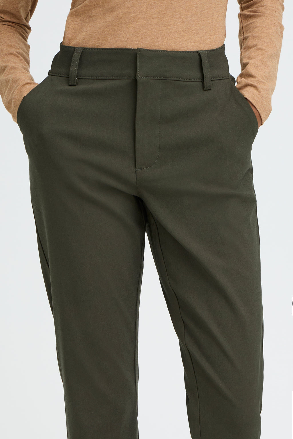 B.Young Dixi Straight Leg Trousers - Green