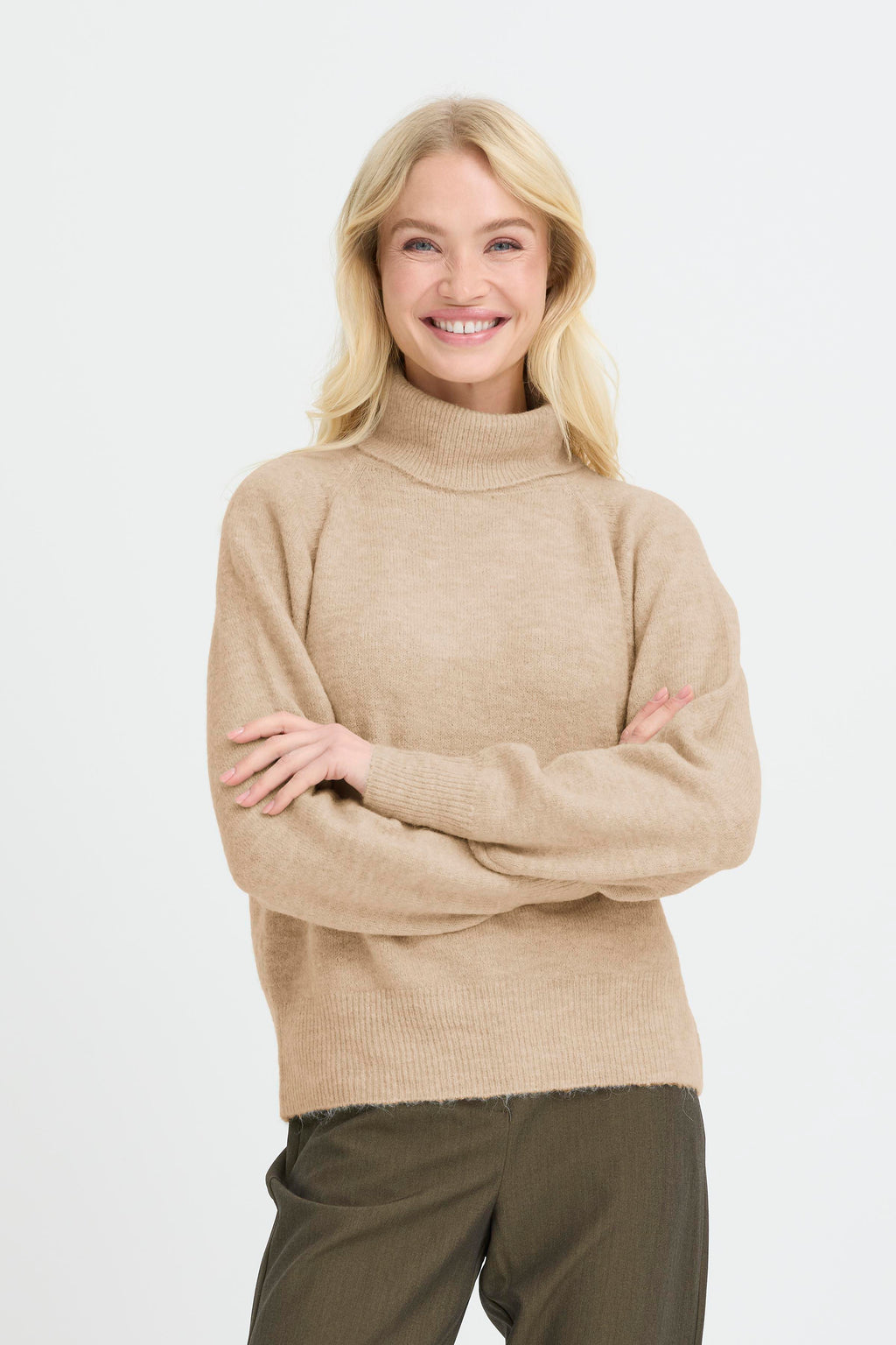 B.Young Monna Roll Neck Soft Jumper