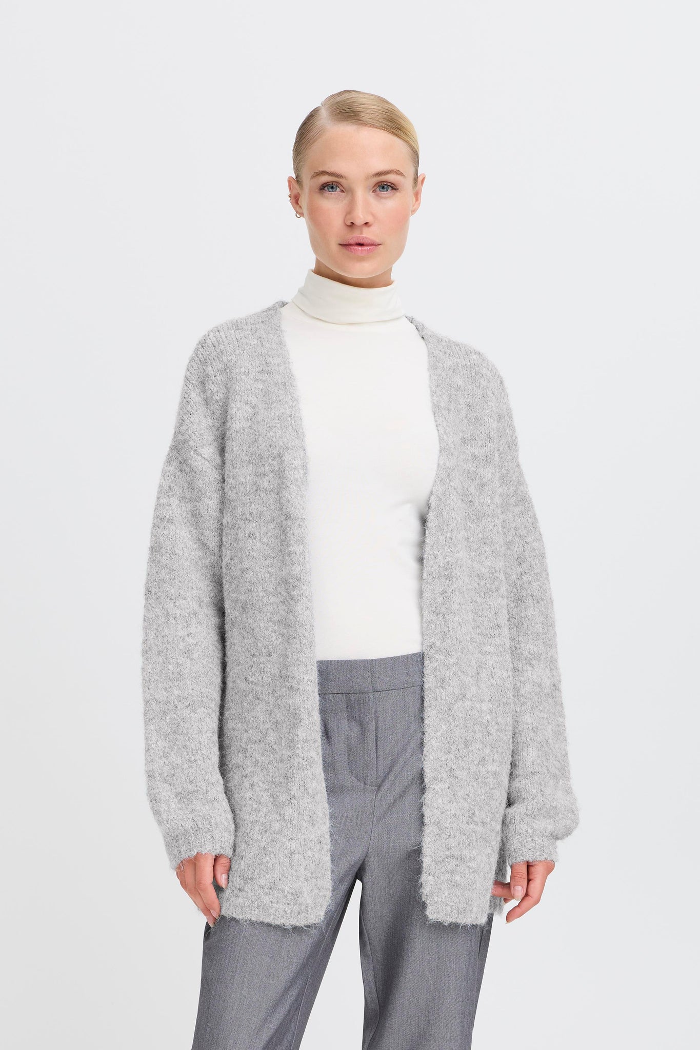 B.Young Millers Long Open Cardigan