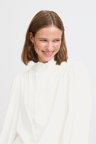 B.Young Fenja Frill Front Blouse