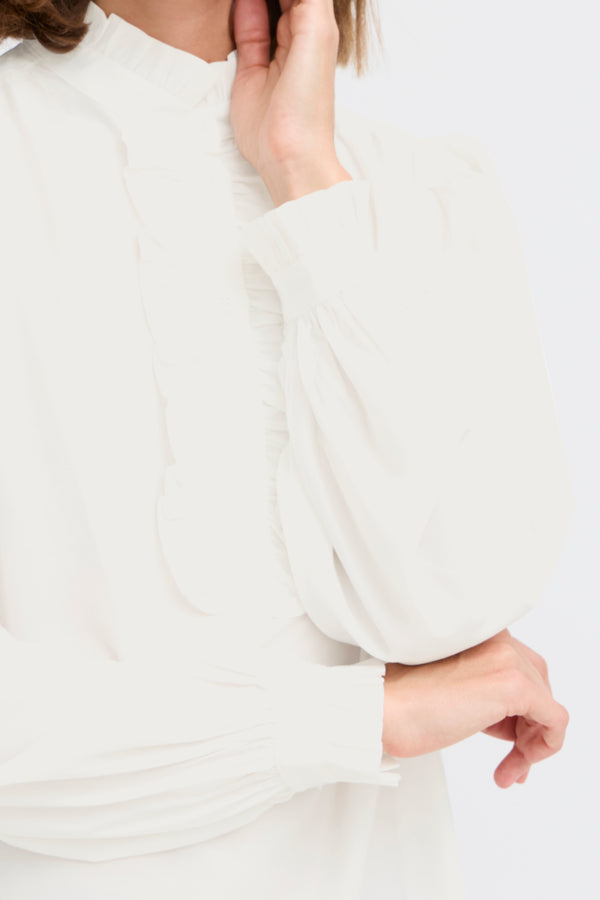 B.Young Fenja Frill Front Blouse