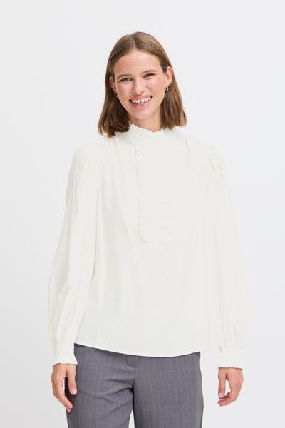 B.Young Fenja Frill Front Blouse