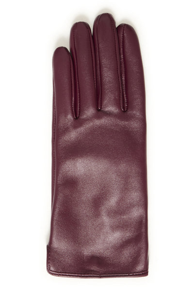 B.Young Vante Leather Gloves - Port