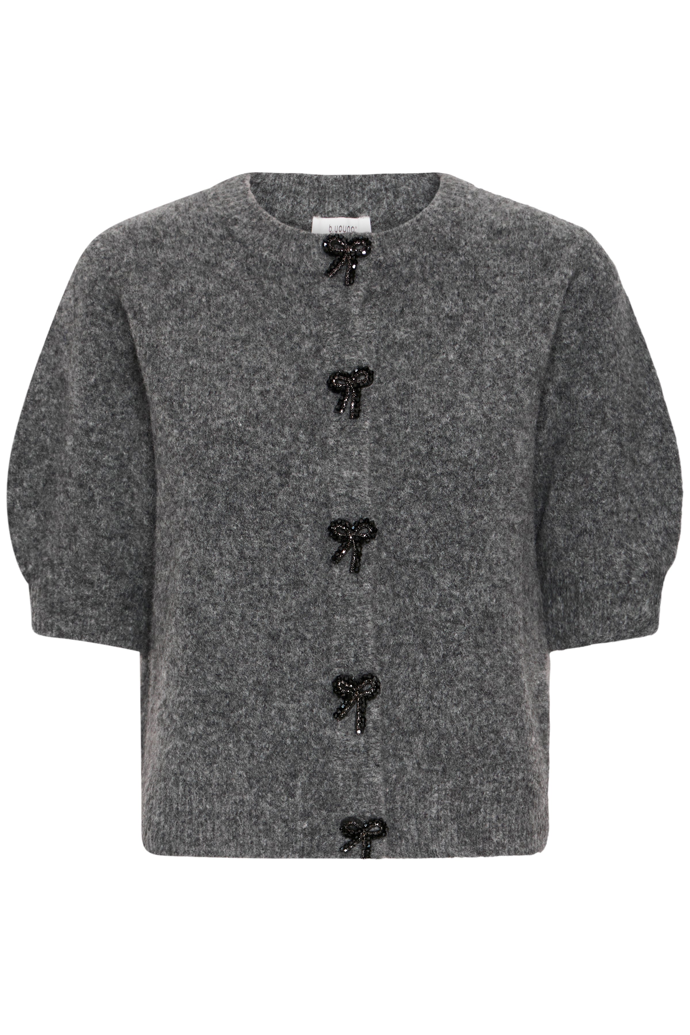 B.Young Omea Bow Button Cardigan