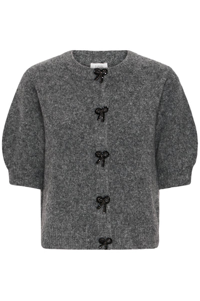 B.Young Omea Bow Button Cardigan