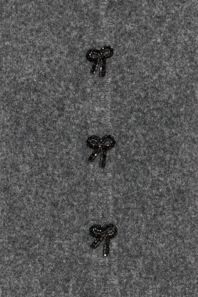 B.Young Omea Bow Button Cardigan