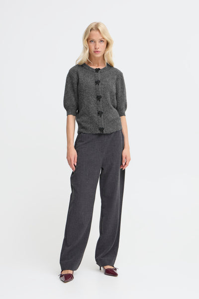 B.Young Omea Bow Button Cardigan