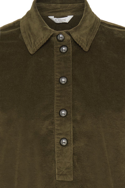 B.Young Dasik Cord Button Dress