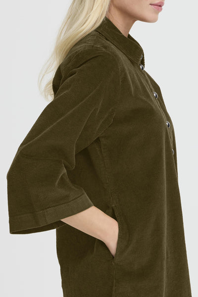 B.Young Dasik Cord Button Dress