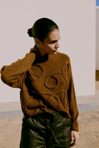 B.Young Medi Decorative Stitch Jumper