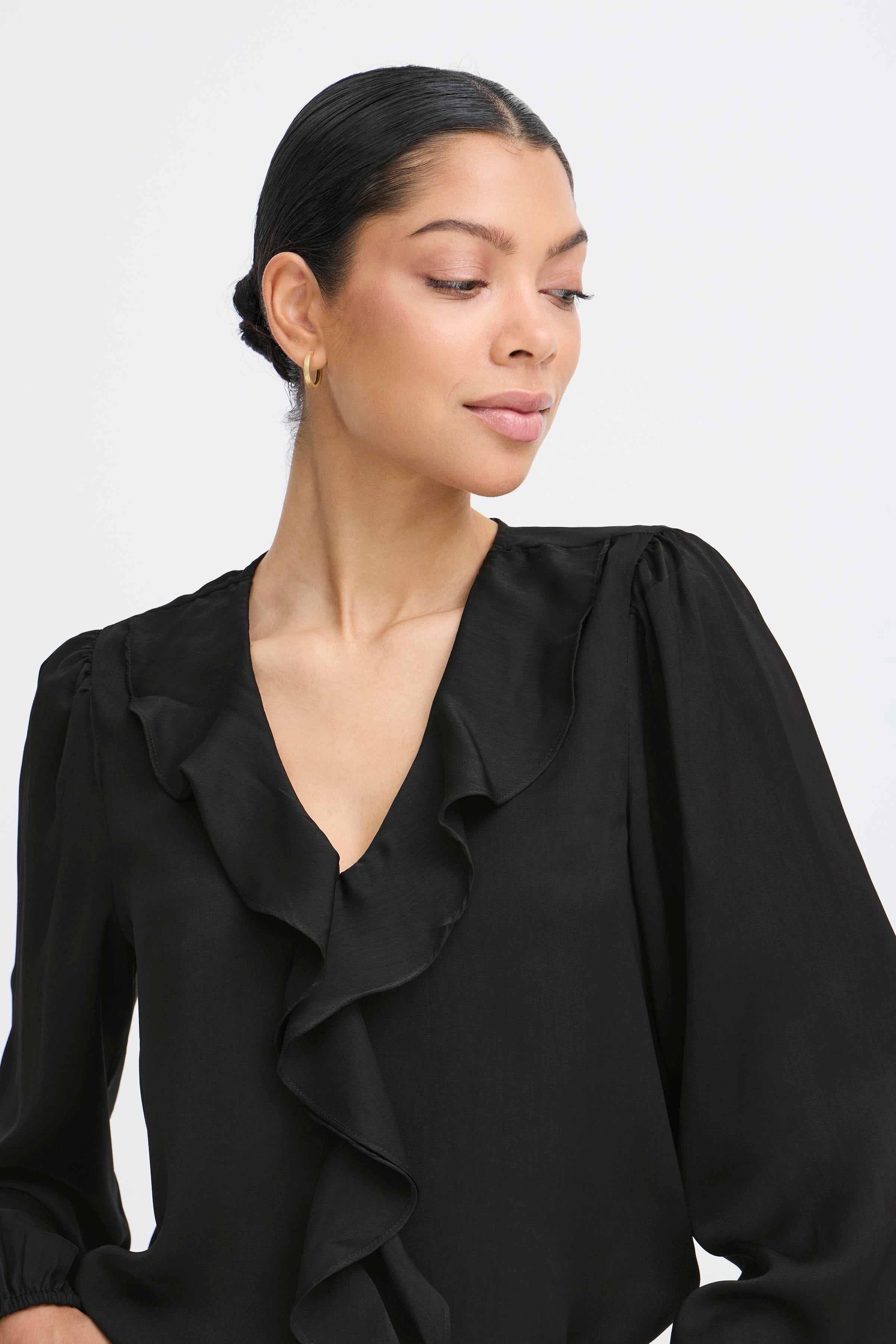 B.Young Igomi Ruffle Blouse