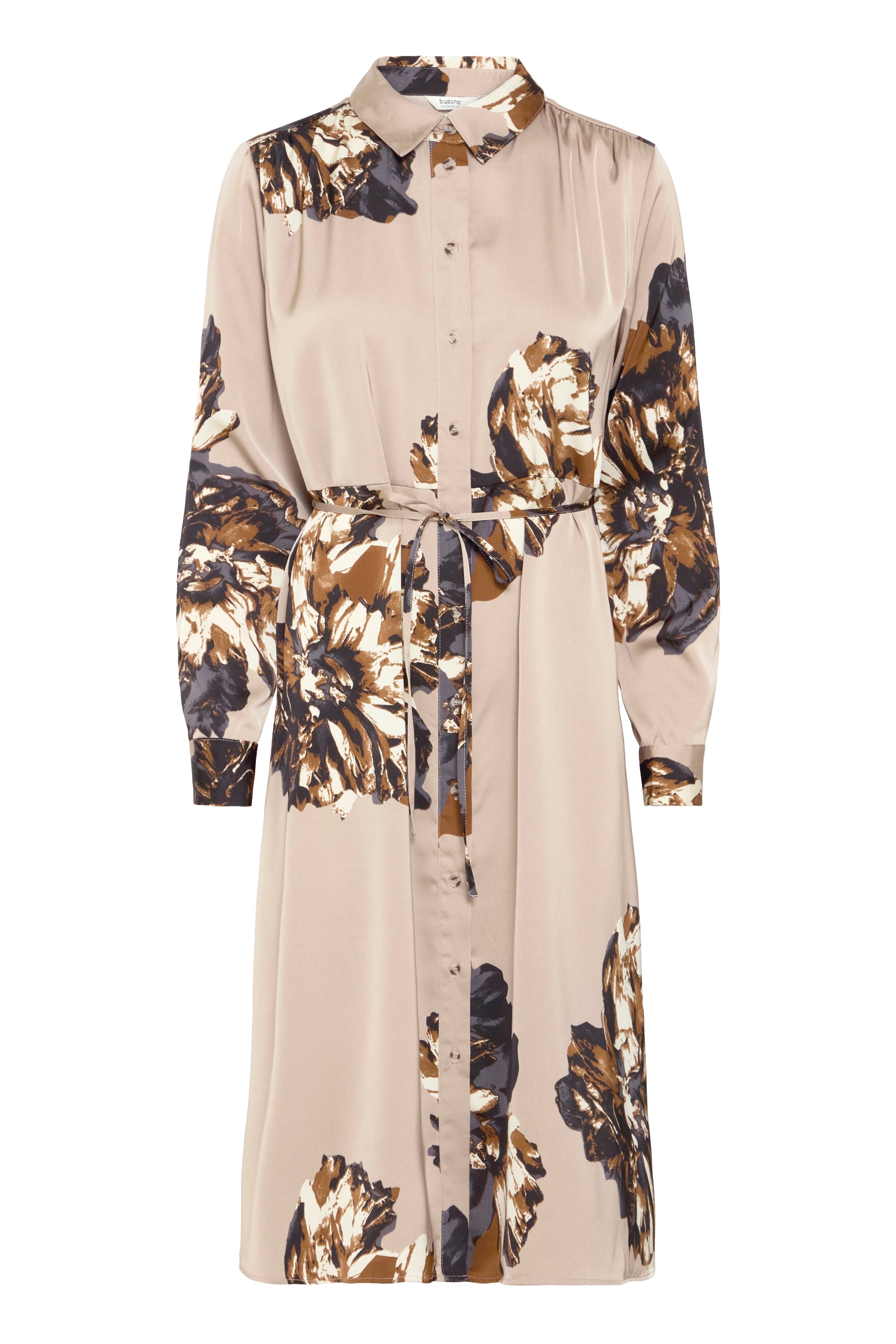 B.Young Jannike Floral Shirt Dress