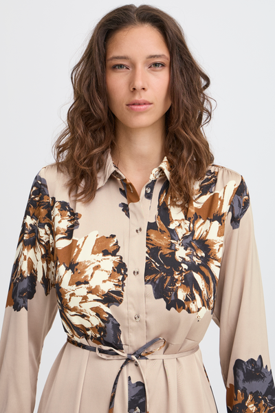 B.Young Jannike Floral Shirt Dress